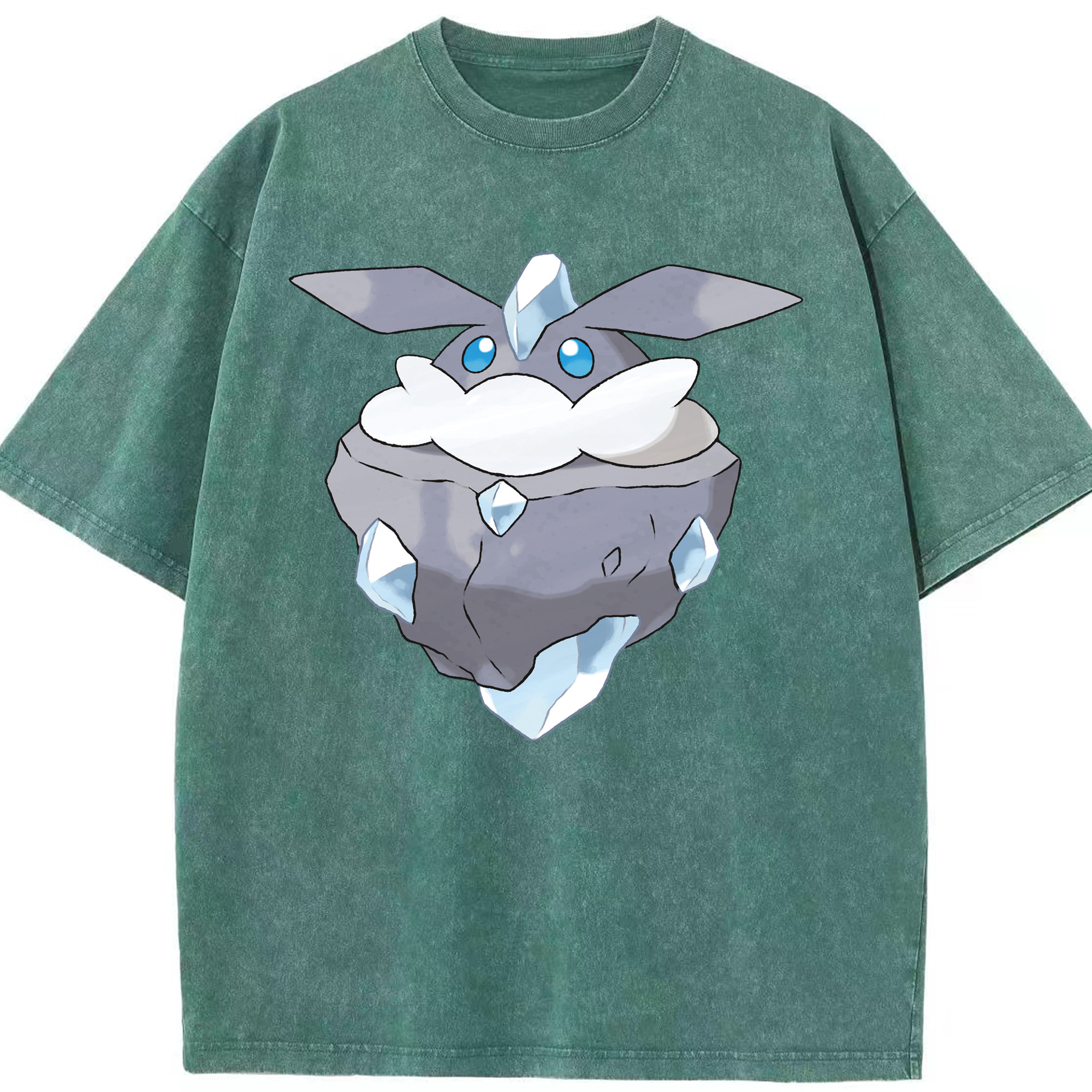 （画像用） ポケットモンスター Pokémon 綿100% ヴィンテージ風 半袖Tシャツ（フロントプリント）